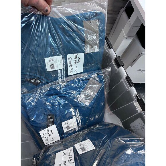 Mountain Hardwear Men’s Mighty Five Pullover Hoody Caspian XL Blue Cotton Blend - Picture 9 of 9